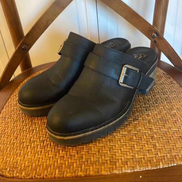 Crown Vintage black heeled Janis clog size 9 - Picture 4 of 15